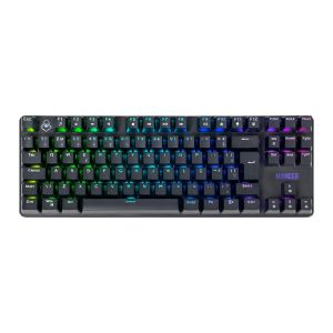 Teclado Mecanico Mancer Ghoul MK3, RGB, ABNT2, Switch Huano Vermelho, Preto, MCR-GHM3-RGB01RD