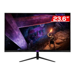 Monitor Gamer Mancer Valak, 24 Pol VA, Curvo, FHD, 1ms, 180Hz, FreeSync e G-Sync, HDMI/DP, MCR-VLK24-BL01