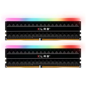 Memoria PNY XLR8 Gaming REV RGB, 16GB (2x8GB), DDR4, 3200MHz, C16, Preta, MD16GK2D4320016X2RGB