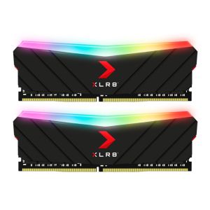 Memoria PNY XLR8 Gaming EPIC-X RGB, 16GB (2x8GB), DDR4, 4000MHz, C18, Preta, MD16GK2D4400018XRGB