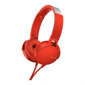 Fone de Ouvido Sony MDR-XB550AP Extra Bass Vermelho