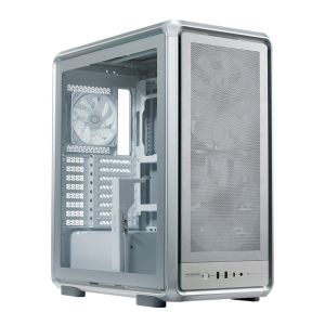 Gabinete Gamer Cooler Master Masterframe 500 Mesh, Mid-Tower, Com 3 Fans, Prata, MF500M-SHNN-S00 Gabinete Gamer Cooler Master Masterframe 500 Mesh, Mid-Tower, Com 3 Fans, Prata, MF500M-SHNN-S00