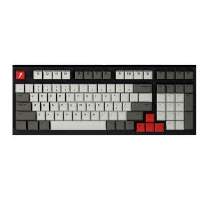 Teclado Mecanico Gamer 1STPlayer Lang MK980, RGB, Switch Amarelo, Preto, MK980BK