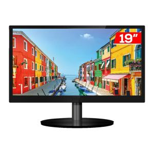 Monitor Pctop MLP190HDMI, 19Pol, WXGA, 5ms, 60Hz, HDMI/VGA, Preto, MLP190HDMI