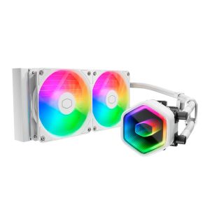 Water Cooler Cooler Master Masterliquid 240 Core II, ARGB, 240mm, Branco, MLW-D24M-A18PA-RW