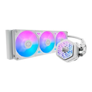 Water Cooler Cooler Master Masterliquid Atmos II VRM Fan, ARGB, 360mm, Branco, MLX-D36M-A25SZ-VW Water Cooler Cooler Master Masterliquid Atmos II VRM Fan, ARGB, 360mm, Branco, MLX-D36M-A25SZ-VW