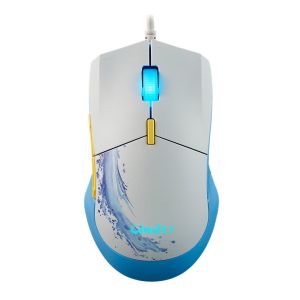 Mouse Gamer Cooler Master MM310 Street Fighter 6 Chun-Li, RGB, 12000 DPI, 6 Botoes, Branco, MM-310-WWOL2