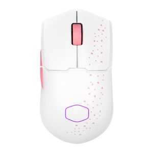 Mouse Gamer Cooler Master MM712 Sakura Edition, RGB, 19000 DPI, 6 Botoes, Branco, MM-712-WWOH2
