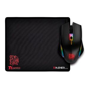 Combo Gamer Thermaltake TT Esports, RGB, 5000DPI, 250x210x2mm, MO-TER-WDOTBK-01