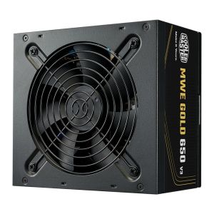 Fonte Cooler Master MWE Gold 650 V3, 650W, ATX 3.1, 80 Plus Gold, Preto, MPE-6502-ACAAG-3BBR