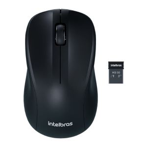 Mouse Wireless Intelbras MSI 50, 1200DPI, Preto, MSI50-PRETO