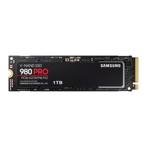 SSD Samsung 980 PRO, 1TB, M.2 2280, PCIe NVMe, Leitura 7000 MB/s, Gravacao 5000 MB/s, MZ-V8P1T0