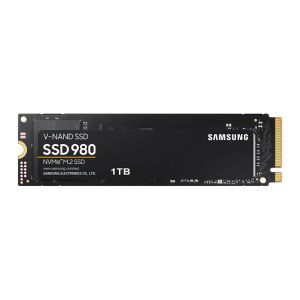 SSD Samsung 980, 1TB, M.2 2280, PCIe NVMe, Leitura 3500 MB/s, Gravacao 3000MB/s, MZ-V8V1T0