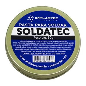Pasta Para Solda Implastec, 50g, PASO5020CX
