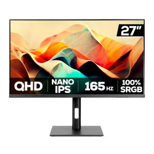 Monitor Profissional Pichau Perseus V2, 27 Pol, Nano IPS, QHD, sRGB100, 165Hz, HDMI/DP, PC-PRS27-V2 Monitor Profissional Pichau Perseus V2, 27 Pol, Nano IPS, QHD, sRGB100, 165Hz, HDMI/DP, PC-PRS27-V2