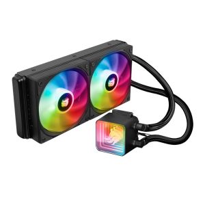 Water Cooler Pichau Aqua 240S, ARGB, 240mm, Preto, PCH-AQA240S-BK01