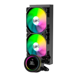 Water Cooler Pichau Aqua 240X, ARGB, 240mm, Preto, PCH-AQA240X-BK01 - PRE VENDA