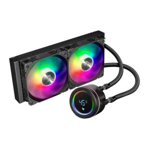 Water Cooler Pichau Aqua 240X, ARGB, 240mm, Preto, PCH-AQA240X-BK01