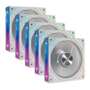 PRE VENDA - Kit Ventoinha Pichau Ventus NX, ARGB, 5x120mm, Branco, PCH-VTNX5-WH01 PRE VENDA - Kit Ventoinha Pichau Ventus NX, ARGB, 5x120mm, Branco, PCH-VTNX5-WH01