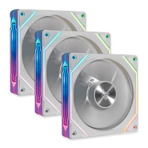 PRE VENDA - Kit Ventoinha Pichau Ventus NX Reverse, ARGB, 3x120mm, Branco, PCH-VTNXR3-WH01 PRE VENDA - Kit Ventoinha Pichau Ventus NX Reverse, ARGB, 3x120mm, Branco, PCH-VTNXR3-WH01