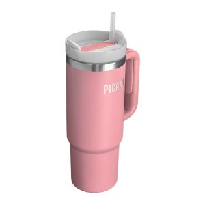 Copo Termico Pichau HR160, Com Canudo, 887ml, Rosa, PG-HR160-PK01