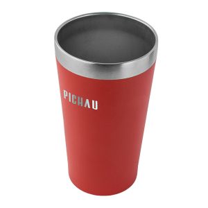 Copo Termico Pichau HR90, 473ml, Sem Tampa, Vermelho, PG-HR90-RD01