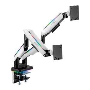 Suporte Articulado Para Dois Monitores Pichau Serpens 200 Pro, RGB, Pi...
