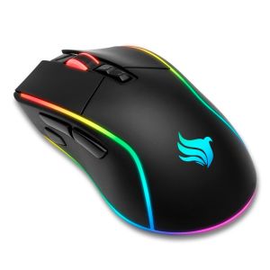 Mouse Gamer Pichau P301 RGB 4000DPI Preto, PGM-P301-RGB