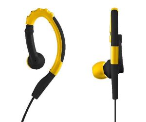 Fone de ouvido Pulse By Multi Amarelo como Preto Sport Earhook