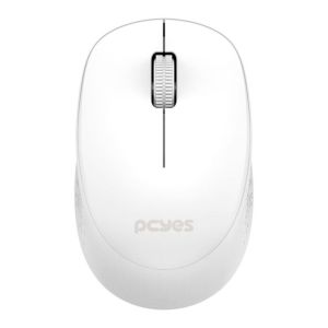 Mouse Pcyes Mover, Wireless, 1600DPI, Branco, PMMWSCW