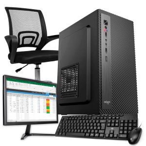 PC Home Completo Mancer HM534, Intel Core I5, 8GB DDR3, SSD 240GB + Cadeira Office + Monitor + Kit Teclado e Mouse PC Home Completo Mancer HM534, Intel Core I5, 8GB DDR3, SSD 240GB + Cadeira Office + Monitor + Kit Teclado e Mouse