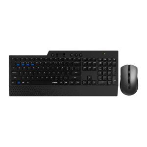 Kit Teclado e Mouse Rapoo 8200T, Wireless, ABNT2, 1600DPI, Preto, RA005