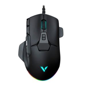 Mouse Gamer Rapoo V330, Led, 6200DPI, 12 Botoes, Preto, RA023