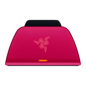 Base de Carregamento Razer, Para Playstation 5, Vermelho, RC21-01900300-R3U1 Base de Carregamento Razer, Para Playstation 5, Vermelho, RC21-01900300-R3U1
