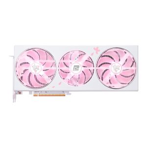 Placa de Video PowerColor Radeon RX 7800 XT Hellhound Sakura, 16GB, GDDR6, 256-bit, RX7800XT-16G-L-OC-SAKURA