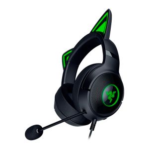 Headset Gamer Razer Kraken Kitty V2, RGB, Drivers 40mm, Preto