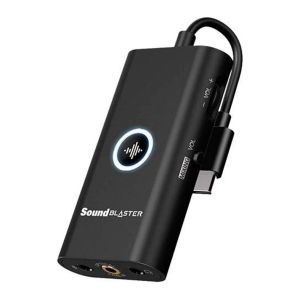 Placa De Som Creative Sound Blaster G3 Portatil  USB-C PS4/Switch/PC/Mac