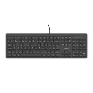 Teclado Philips SPK6208, ABNT2, Preto, SPK6208