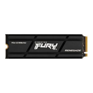 SSD Kingston Fury Renegade, 1TB, M.2 2280, PCIe NVMe, Leitura 7300MB/s, Gravacao 6000MB/s, SFYRSK-1000G