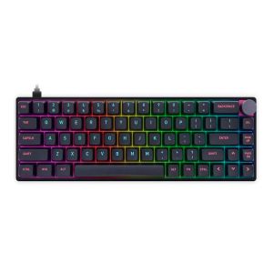 Teclado Mecanico Skyloong GK68, RGB, Switch Optico Vermelho, Preto, SKL-GK68-RGB-RD-BK