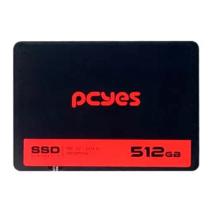SSD PcYes PY512, 512GB, 2.5, Sata III 6 GB/s, Leitura 550 MB/s, Gravacao 400 MB/s, SSD25PY512
