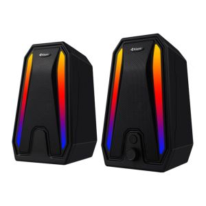 Caixa de Som Kisonli Stormpulse X10, RGB, 10W, USB, Preto, STP-X10-BL01