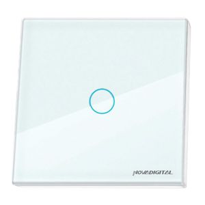 Controle Touch RF Nova Digital, 1 Botao, Branco, SYT-C01-W