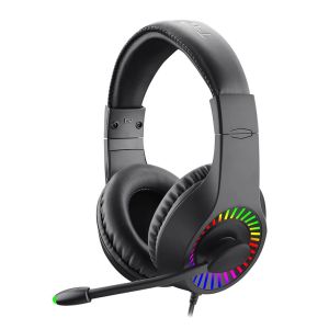 Headset Gamer T-Dagger Caspian, RGB, Drivers 40mm, Preto, T-RGH211
