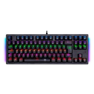 Teclado Mecanico T-Dagger Bali Rainbow Switch Vermelho, T-TGK311-RD