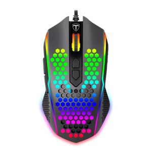 Mouse Gamer T-Dagger Imperial, RGB, 8000DPI, 8 Botoes, Preto, T-TGM310