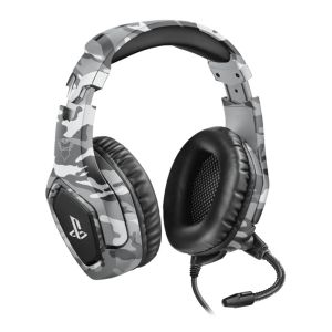 Headset Gamer Para PS4 Trust GXT 488 Forze-G, Drivers 50mm, Cinza Camuflado, T23531