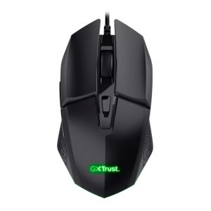 Mouse Gamer Trust Felox, 6400dpi, Rainbow, 6 Botoes, Preto, T25036