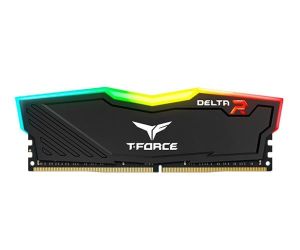 Memoria Team Group T-Force Delta 8GB (1x8) 2400MHz DDR4 Preta RGB