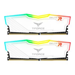 Memoria Team Group T-Force Delta RGB, 8GB (2x4GB), DDR4, 3000MHz, C16, Branca, TF4D48G3000HC16CDC01